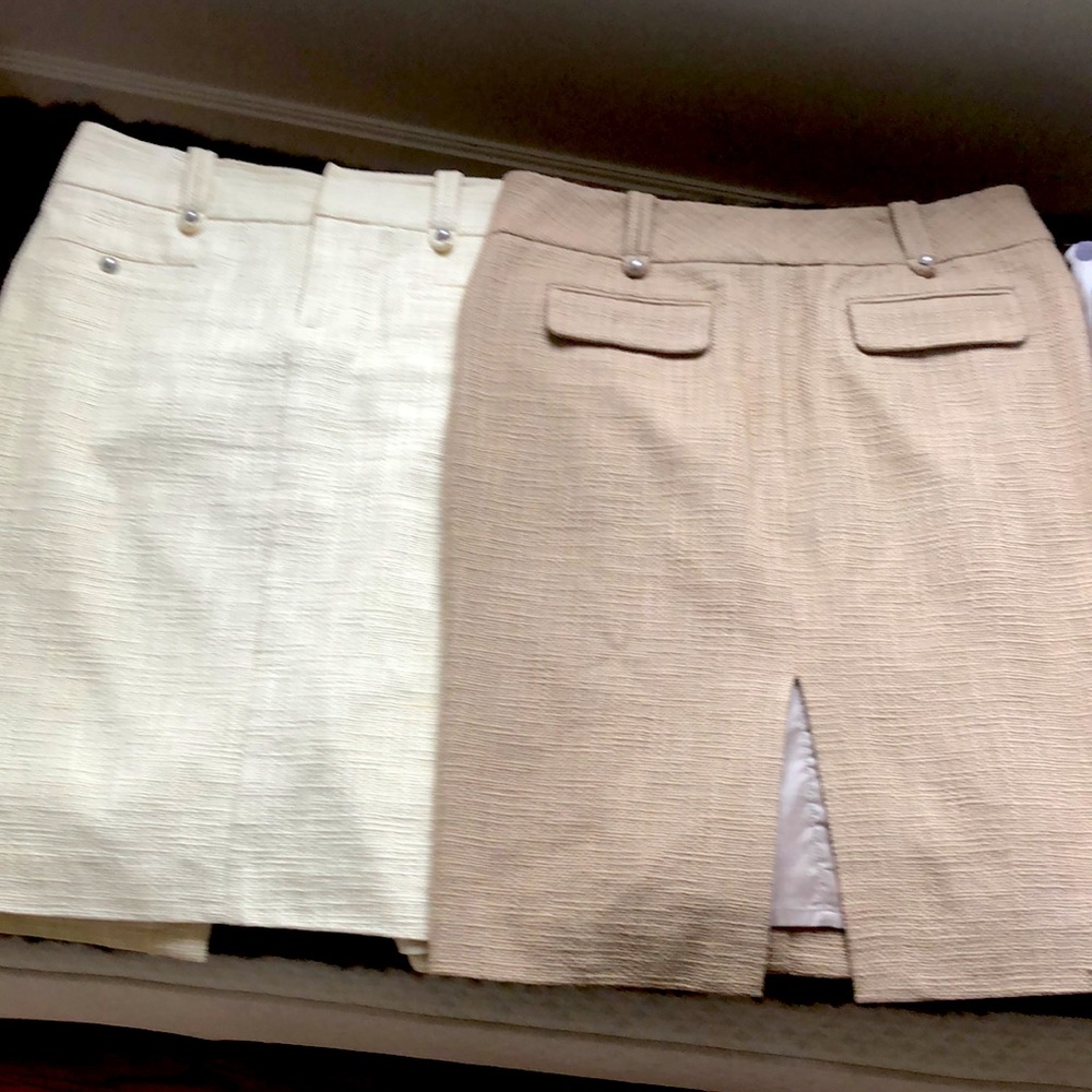 Club Monaco Pencil Skirt Tan Available
